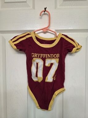 Universal Gryffindor Maroon and Gold Kids Bodysuit